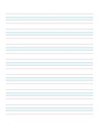 Highlighted Adaptive Writing Paper