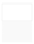Single Column Story Board Paper