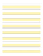 Wide Highlighted Writing Paper