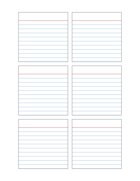 3x3 Index Cards