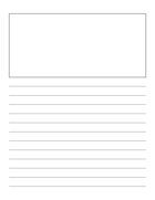 Picture Box Writing Paper