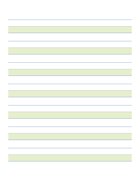 Highlighted Adaptive Writing Paper