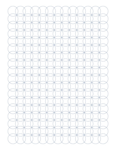Circle Overlap Pattern Paper Generator