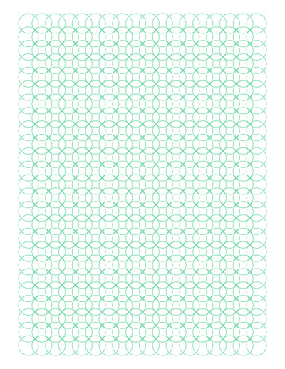 Circle Overlap Pattern Paper Generator