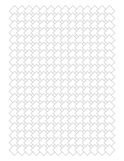 Diamond Overlap Pattern Paper Generator
