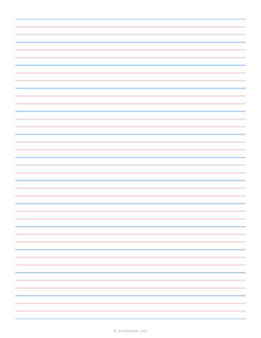 4 Lines No Space Handwriting Worksheet Generator