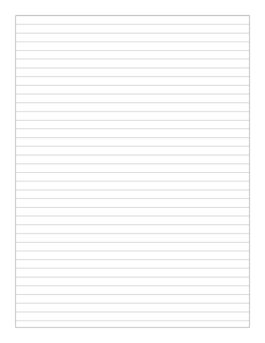 Lined Notes with Border Generator