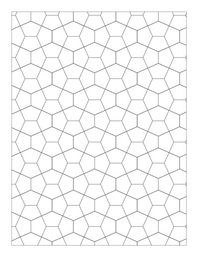 Pentagonal Grid Paper Generator