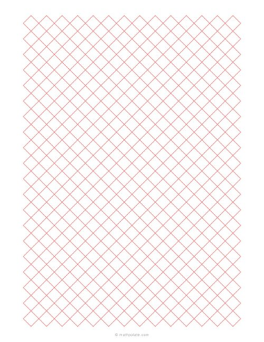 Diamond Shape Grid Paper Generator