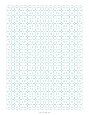 Outline Circle Grid Paper generator