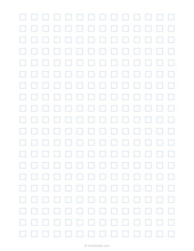 Squares Grid Paper Generator