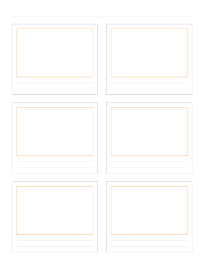 Storyboard Template Paper generator