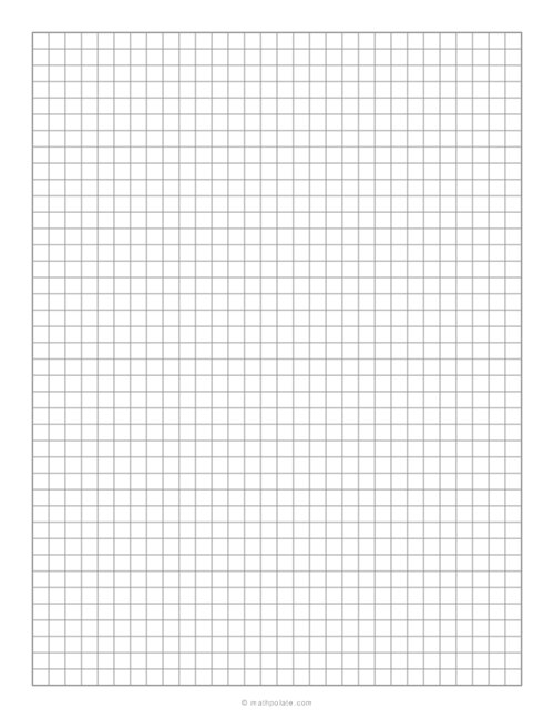 1/4 Inch Grid Paper (0.25)