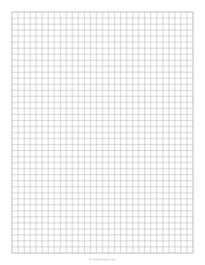 1/4 Inch Grid Paper (0.25)
