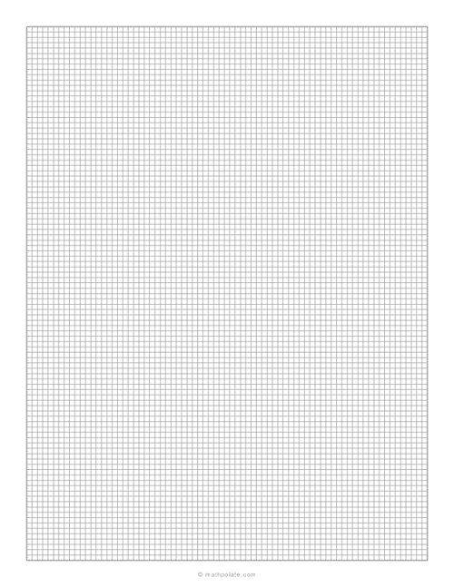 10 Squares Per Inch Grid Paper (0.1)