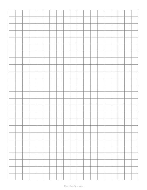 10mm Grid Paper - ( 1 cm Large Metric Grid)