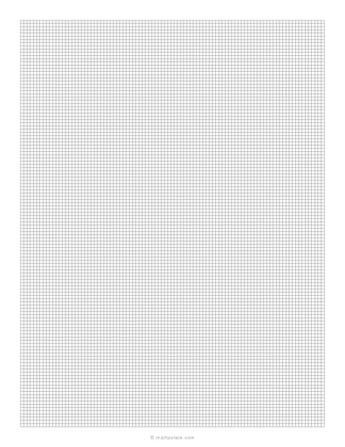 2mm Graph Paper - ( Fine Metric Grid)