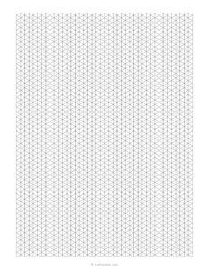 5 mm Isometric Graph Paper