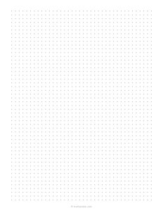 5 mm Dot Grid Paper