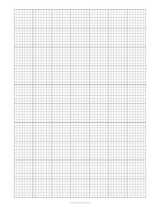 7 Squares per Inch Graph Paper - (7x7 Grid)