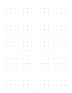1/2 Dot Grid Paper