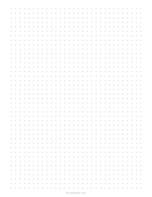 1/4 Dot Grid Paper