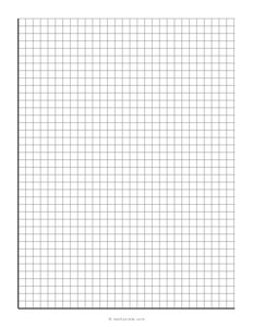 Numbered Axis Graph Papers in 1/4 Grids