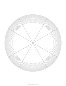 Polar Logarithmic Graph Paper