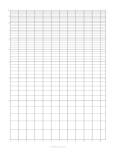Semi-Log Graph Paper (1-Cycle on Y-Axis)