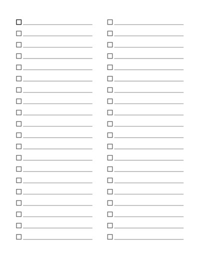 checklist template generator