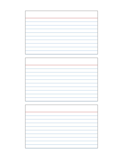 index card template generator