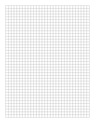 Printable Full Page Graph Paper Grid